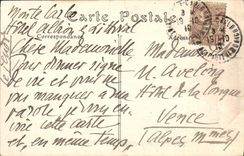 Corte de Vence de la POSTAL de la VENDIMIA de Eveche viejo