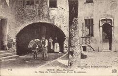 POSTAL Vence de la VENDIMIA que el lugar del cementerio viejo lleva Renacimiento