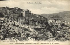 CPA Tourettes de Vence Ligne Du Sud De la France