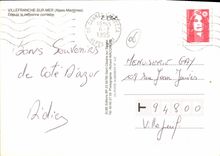 CPM Villefranche Sur Mer depuis la Moyenne corniche 