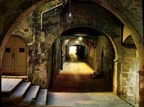 MODERN CARD Villefranche On Sea Vaults of the Obscure Street