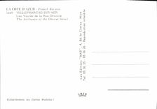 MODERN CARD Villefranche On Sea Vaults of the Obscure Street