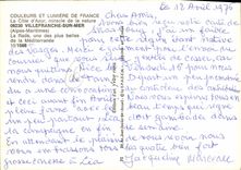 MODERN CARD Villefranche On Sea the Roads Boat