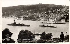 CPA Villefranche Sur Mer Vue generale de l'escadre Bateaux