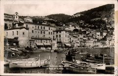 CPA Villefranche Sur Mer Le Port et la Ville Bateaux