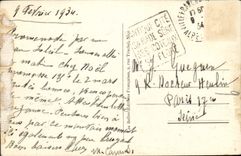 VINTAGE POSTCARD Villefranche On Sea the Port and the Boats City