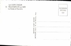 CPA Villefranche Sur Mer La Rade et L'Escadre Bateaux 