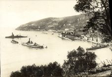 CPA Villefranche Sur Mer La Ville et la Rade Bateaux