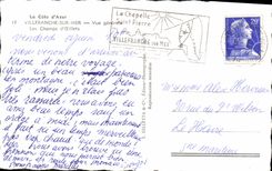 CPA Villefranche Sur Mer Vue Generale