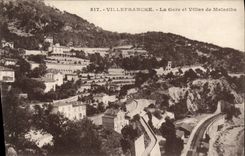 CPA Villefranche La Gare et Villas de Malariba