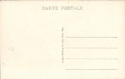 VINTAGE POSTCARD Villefranche Train station and Villas of Malariba