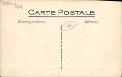 Alrededores de la POSTAL de la VENDIMIA de Villefranche Fort del montaje de Alban