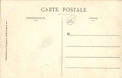 VINTAGE POSTCARD Villefranche Official visit Squadrons Italian and French Boats