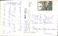 VINTAGE POSTCARD Villefranche Souvenir