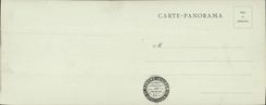 CPA CARTE PANORAMIQUE Villefranche Panorama Vue prise du col de Montalban