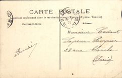 CPA Theil sur Vanne A L'angle Des Quatre Routes Hotel Charton Cafe