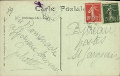 VINTAGE POSTCARD Saussois Rocks