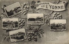 CPA Souvenir de L'Yonne 