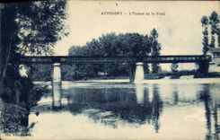 CPA Appoigny L'Yonne et le Pont