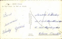 MODERN CARD Arces Ponf Evrat the Level of the Mill