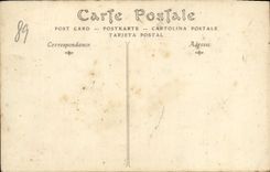 CPA D'Arcy Sur Cure Les Grottes le Passage de Madame
