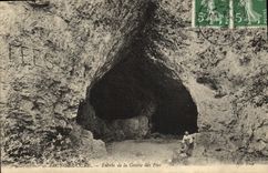 CPA D'Arcy Sur Cure Entree de la Grotte des Fees