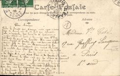 VINTAGE POSTCARD D' Arcy On Entered Cure of the Cave of the Fairies