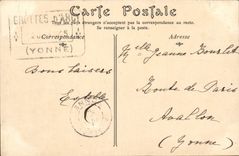 CPA Arcy Sur Cure La Descente Dans les Grottes