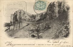 VINTAGE POSTCARD Arcy On Cury Holy Surroundings more the tunnel