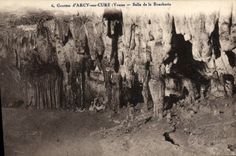 CPA Arcy Sur Cury Grottes Salle de la boucherie 