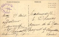 CPA Arcy Sur Cury La Cure Vue Prise du Grand Pont