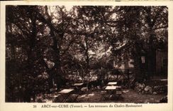 VINTAGE POSTCARD Arcy On Cury Terraces Of the Restoring Country cottage