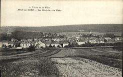 CPA Arcy Sur Cury Vue Generale Cote Ouest