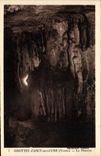 VINTAGE POSTCARD Arcy On Cury Caves the pievre