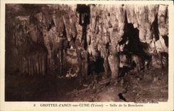 CPA Arcy Sur Cury Les Grottes Salle de la Boucherie