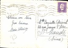 CPA Auxerre Tour de L'Horloge