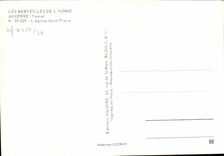 MODERN CARD Auxerre the Church Saint Pierre