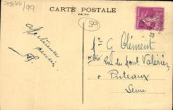 CPA Auxerre L'Horloge