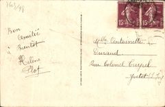 VINTAGE POSTCARD Auxerre the Cathedral Seen of the Edges Of Yonne