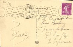 VINTAGE POSTCARD Auxerre the Bridge of the Small tower