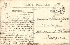 VINTAGE POSTCARD Auxerre Seen On Yonne Barge Boat