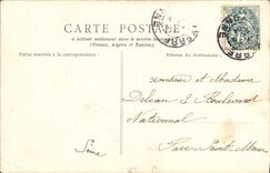 VINTAGE POSTCARD Auxerre the Dry Tree