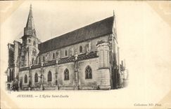 CPA Auxerre L'Eglise Saint Eusebe