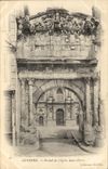 CPA Auxerre Portail de L'Eglise Saint Pierre