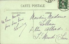 VINTAGE POSTCARD Auxerre Panorama On the Lathe of the Clock Taken of the Manificaier View-point