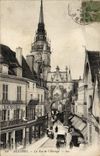 VINTAGE POSTCARD Auxerre the Street of Horioge