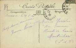 VINTAGE POSTCARD Auxerre the Street of Horioge