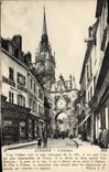 VINTAGE POSTCARD Auxerre the Clock Clock industry Emile Blandet with the gold alliance