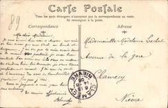 CPA Auxerre La Tour de L'Horloge