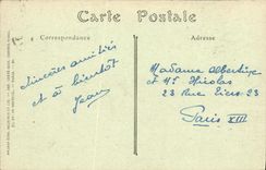 VINTAGE POSTCARD Auxerre the Place of the Large Fountains